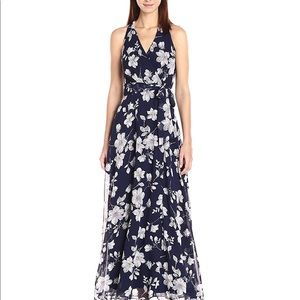 Yellow floral maxi dress